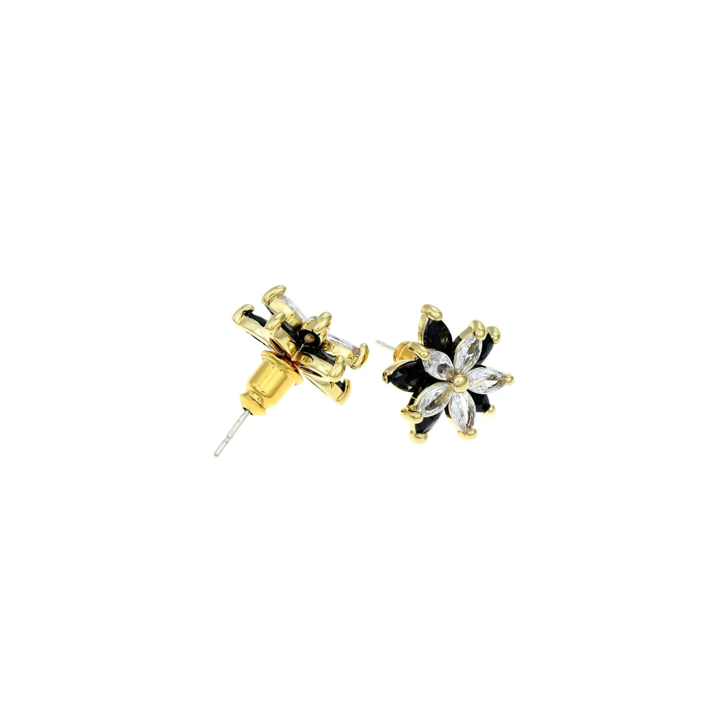 Small Fresh Temperament Sweet Simple Three-Dimensional Petal Earring Flower Earrings Cherry Blossom Small Ear Studs