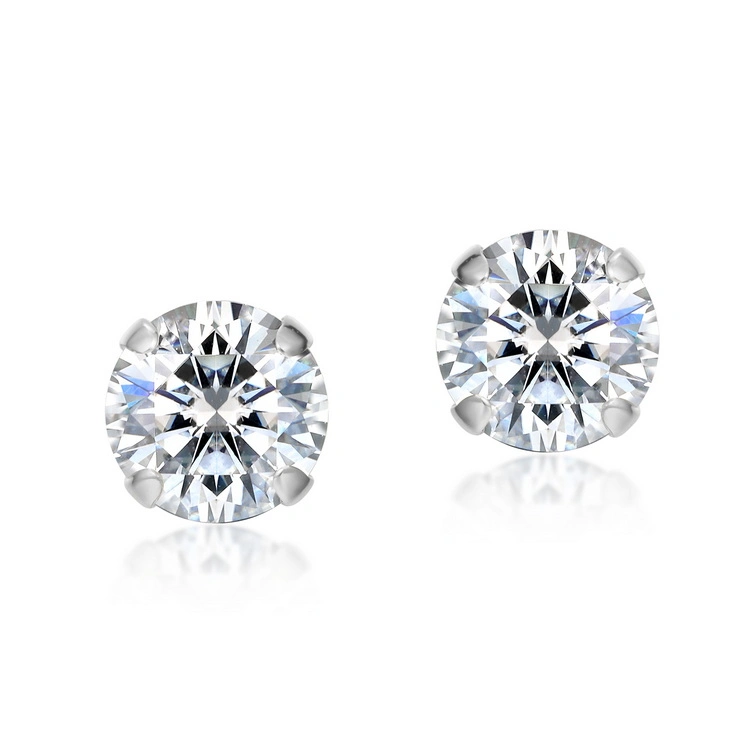 Minimalist Ear Piercing Earrings Jewelry S925 Sterling Silver CZ Earring Studs