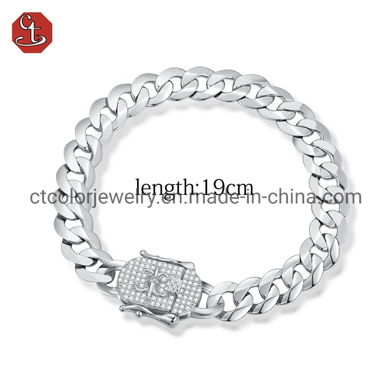 Fashion Accessories Jewelry Hip Hop Full Diamond Bracelet for Men and Women